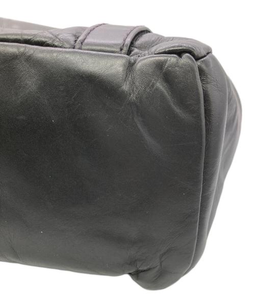 Langlitz Leathers（ラングリッツレザー）Langlitz Leathers (ラングリッツレザー) Small Tote Bag Padded Pocket W/Lining ブラックの古着・服飾アイテム