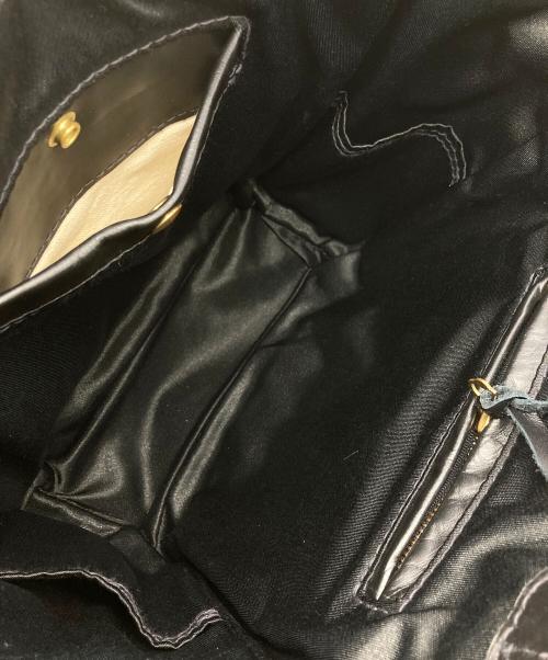 Langlitz Leathers（ラングリッツレザー）Langlitz Leathers (ラングリッツレザー) Small Tote Bag Padded Pocket W/Lining ブラックの古着・服飾アイテム