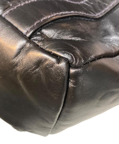 Langlitz Leathers（ラングリッツレザー）Langlitz Leathers (ラングリッツレザー) Small Tote Bag Padded Pocket W/Lining ブラックの古着・服飾アイテム