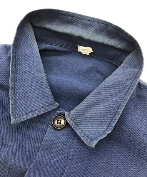 MONTI（モンティ）MONTI (モンティ) コットンツイルユーロワークジャケット ブルー サイズ:不明の古着・服飾アイテム