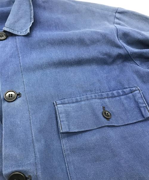 MONTI（モンティ）MONTI (モンティ) コットンツイルユーロワークジャケット ブルー サイズ:不明の古着・服飾アイテム
