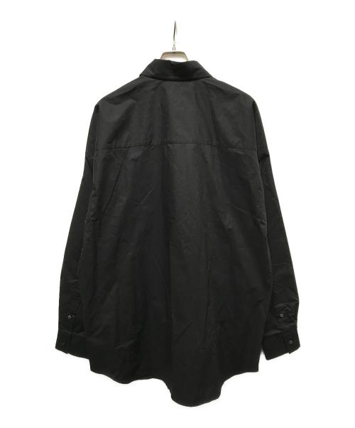 DIESEL（ディーゼル）DIESEL (ディーゼル) S-DOU-PLAIN オーバルDシャツ ブラック サイズ:５０の古着・服飾アイテム