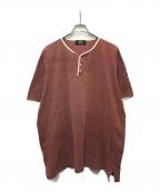 RRLダブルアールエル）の古着「ヘンリーネックカットソー」｜ブラウン