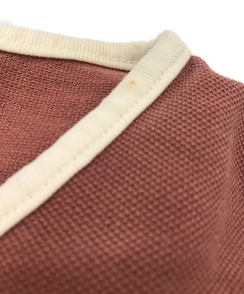 RRL（ダブルアールエル）RRL (ダブルアールエル) ヘンリーネックカットソー ブラウン サイズ:Mの古着・服飾アイテム