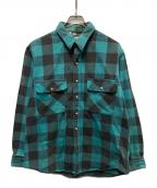 ST JOHN'S BAYセントジョンズベイ）の古着「ヘビーネルシャツ」｜グリーン