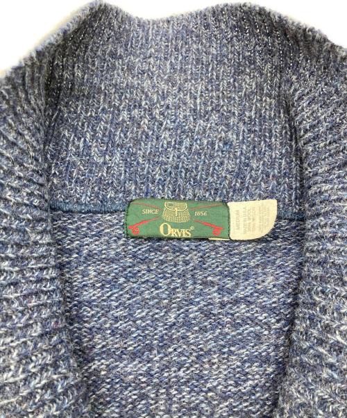 orvis（オービス）ORVIS (オービス) ショールカラーカーディガン ネイビー サイズ:Mの古着・服飾アイテム