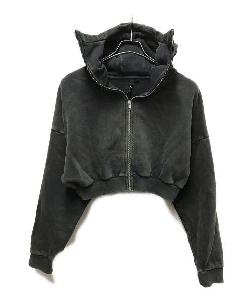 entire studios（エンタイアスタジオ）entire studios (エンタイアスタジオ) CROPPED FULL ZIP ブラック サイズ:XSの古着・服飾アイテム