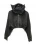 entire studios（エンタイアスタジオ）の古着「CROPPED FULL ZIP」｜ブラック