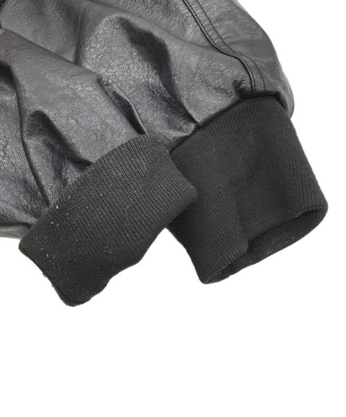 FREAK'S STORE（フリークスストア）FREAK'S STORE (フリークスストア) ボアカラーエコレザーブルゾン ブラック サイズ:freeの古着・服飾アイテム