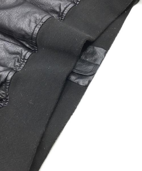 FREAK'S STORE（フリークスストア）FREAK'S STORE (フリークスストア) ボアカラーエコレザーブルゾン ブラック サイズ:freeの古着・服飾アイテム