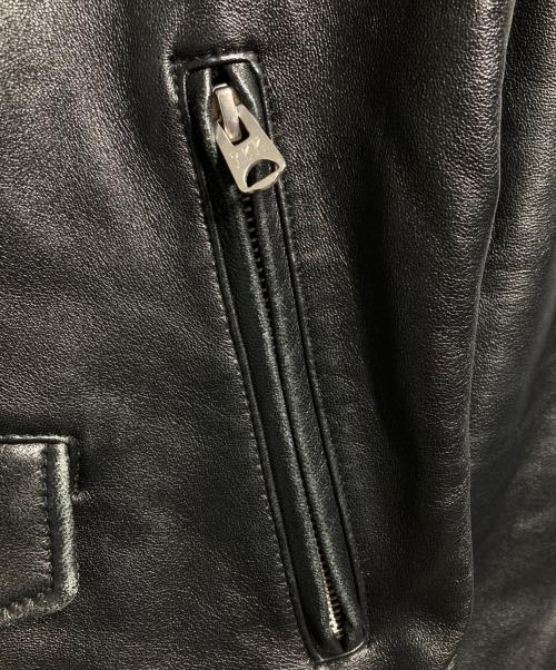 Retro Grade（レトログレード）Retro Grade (レトログレード) シープレザー ダブル ライダースジャケット ブラック サイズ:Ｍの古着・服飾アイテム