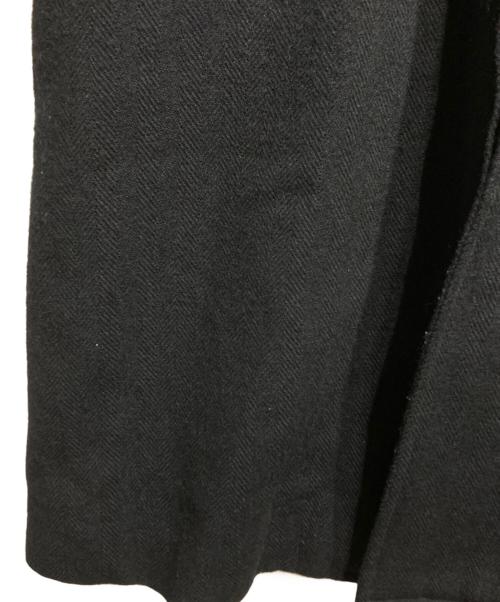 COMME des GARCONS HOMME（コムデギャルソン オム）COMME des GARCONS HOMME (コムデギャルソン オム) ヘリンボーンステンカラーコート/Herringbone Balmacaan Coat ネイビー サイズ:Mの古着・服飾アイテム