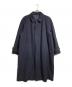 COMME des GARCONS HOMME（コムデギャルソン オム）の古着「ヘリンボーンステンカラーコート/Herringbone Balmacaan Coat」｜ネイビー
