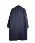 COMME des GARCONS HOMME (コムデギャルソン オム) ヘリンボーンステンカラーコート/Herringbone Balmacaan Coat ネイビー サイズ:M：55000円