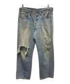 LEVI'Sリーバイス）の古着「70s 66前期デニムパンツ」｜インディゴ
