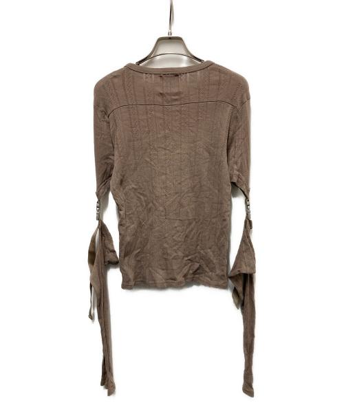Heaven by Marc Jacobs（ヘブンバイマークジェイコブス）Heaven by Marc Jacobs (ヘブンバイマークジェイコブス) RELEASE BUCKLE LONGSLEEVE ブラウン サイズ:Mの古着・服飾アイテム