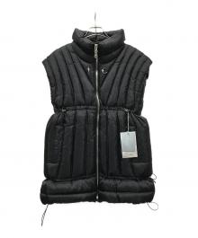 THUG CLUB（サグ クラブ）の古着「WAR LIFE DOWN VEST」｜ブラック