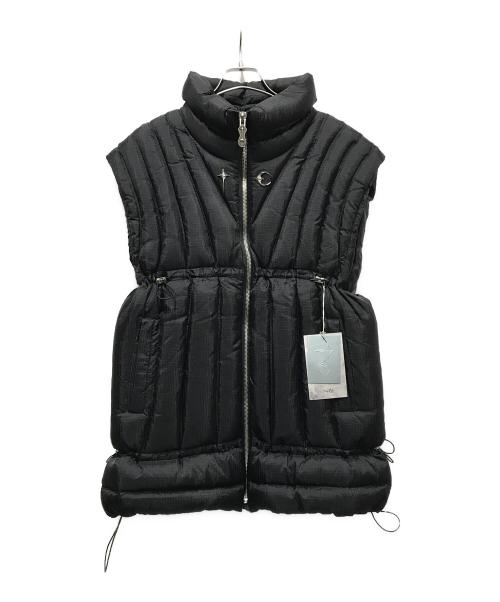THUG CLUB（サグ クラブ）THUG CLUB (サグ クラブ) WAR LIFE DOWN VEST ブラック サイズ:４の古着・服飾アイテム