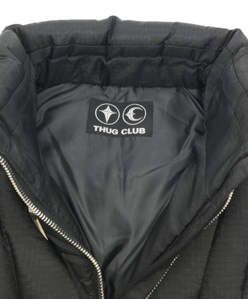 THUG CLUB（サグ クラブ）THUG CLUB (サグ クラブ) WAR LIFE DOWN VEST ブラック サイズ:４の古着・服飾アイテム