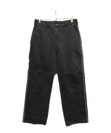 THUG CLUB×Dickies（サグ クラブ×ディッキーズ）の古着「X Stitch Pants」｜ブラック