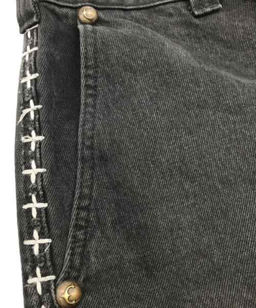 THUG CLUB（サグ クラブ）THUG CLUB (サグ クラブ) Dickies (ディッキーズ) X Stitch Pants ブラック サイズ:２の古着・服飾アイテム