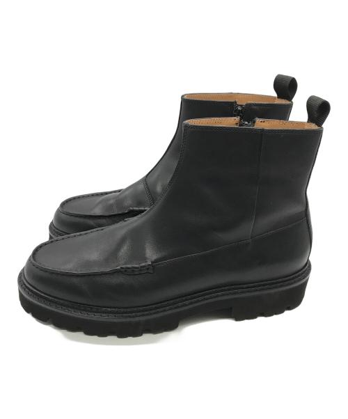 BEAUTY&YOUTH（ビューティーアンドユース）BEAUTY&YOUTH (ビューティーアンドユース) モカシン ジッパー ブーツ ブラック サイズ:US８　（26cm）の古着・服飾アイテム