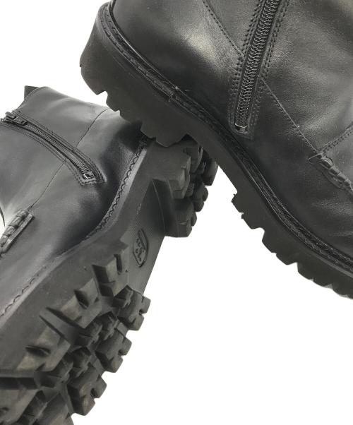 BEAUTY&YOUTH（ビューティーアンドユース）BEAUTY&YOUTH (ビューティーアンドユース) モカシン ジッパー ブーツ ブラック サイズ:US８　（26cm）の古着・服飾アイテム