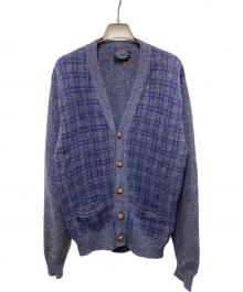 JANTZEN（ジャンセン）の古着「80sニットカーディガン」｜ネイビー