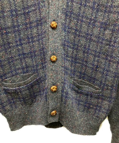JANTZEN（ジャンセン）JANTZEN (ジャンセン) 80sニットカーディガン ネイビー サイズ:Mの古着・服飾アイテム