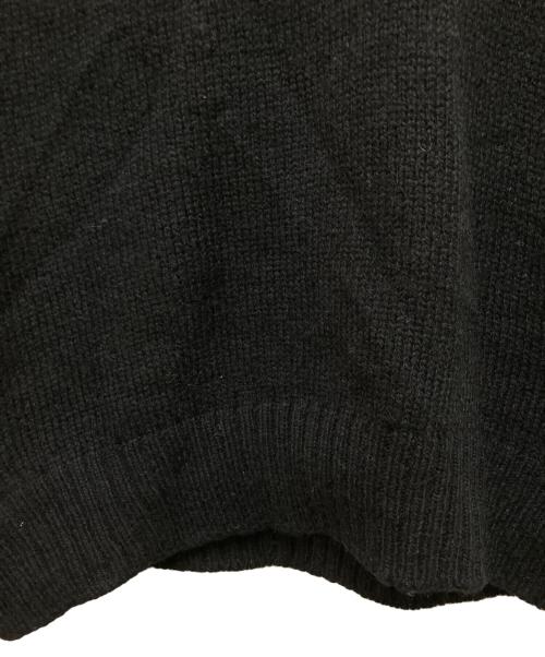 Peter Blance Shetland（ピーターブランス）Peter Blance Shetland (ピーターブランス) ウールニット ブラック サイズ:36の古着・服飾アイテム