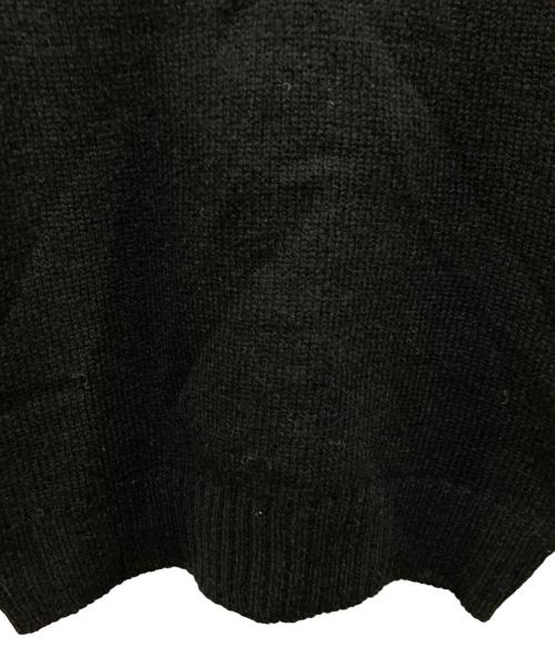 Peter Blance Shetland（ピーターブランス）Peter Blance Shetland (ピーターブランス) ウールニット ブラック サイズ:36の古着・服飾アイテム