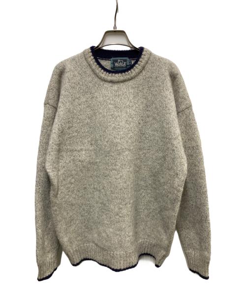 WOOLRICH（ウールリッチ）WOOLRICH (ウールリッチ) 80-90sクルーネックニット グレー サイズ:Lの古着・服飾アイテム