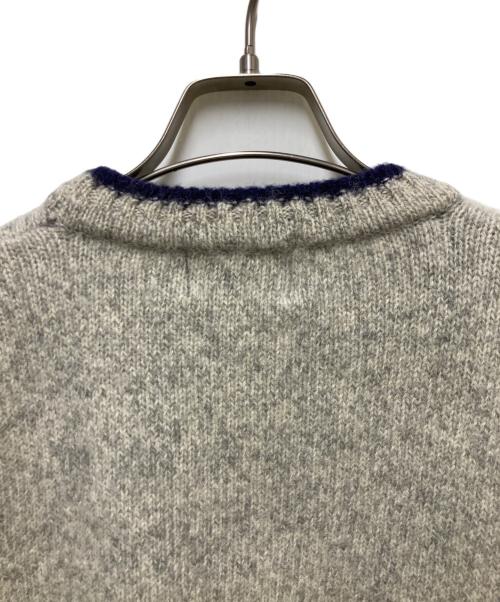 WOOLRICH（ウールリッチ）WOOLRICH (ウールリッチ) 80-90sクルーネックニット グレー サイズ:Lの古着・服飾アイテム
