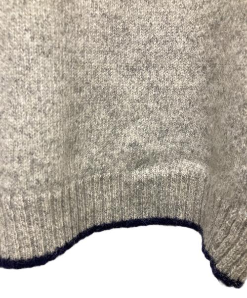 WOOLRICH（ウールリッチ）WOOLRICH (ウールリッチ) 80-90sクルーネックニット グレー サイズ:Lの古着・服飾アイテム
