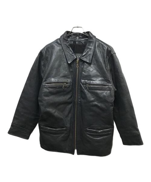 IN THE MOOD（インザムード）IN THE MOOD (インザムード) レザージャケット ブラック サイズ:Lの古着・服飾アイテム