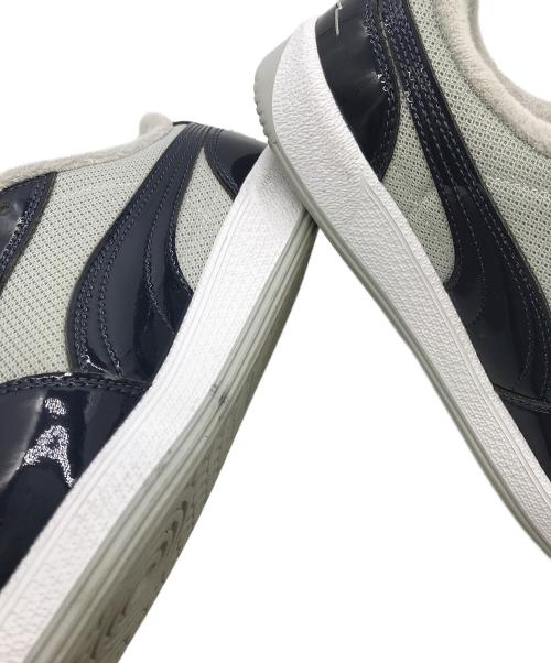 PUMA（プーマ）PUMA (プーマ) THE BLACK EYE PATCH (ブラックアイパッチ) Cup Palermo Premium グレー サイズ:US8.5（26.5cm）の古着・服飾アイテム