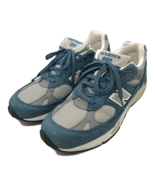 NEW BALANCE（ニューバランス）NEW BALANCE (ニューバランス) ローカットスニーカー ブルー サイズ:	SIZE US8 1/2　(26.5cm)の古着・服飾アイテム