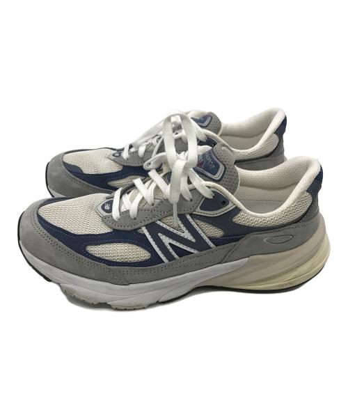 NEW BALANCE（ニューバランス）NEW BALANCE (ニューバランス) ローカットスニーカー グレー×ブルー サイズ:SIZE US8 1/2　(26.5cm)の古着・服飾アイテム