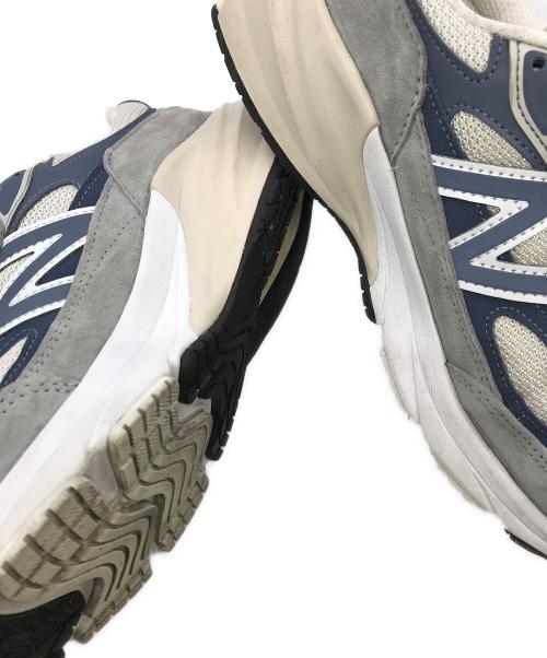 NEW BALANCE（ニューバランス）NEW BALANCE (ニューバランス) ローカットスニーカー グレー×ブルー サイズ:SIZE US8 1/2　(26.5cm)の古着・服飾アイテム