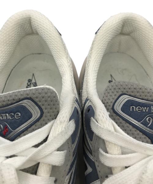 NEW BALANCE（ニューバランス）NEW BALANCE (ニューバランス) ローカットスニーカー グレー×ブルー サイズ:SIZE US8 1/2　(26.5cm)の古着・服飾アイテム