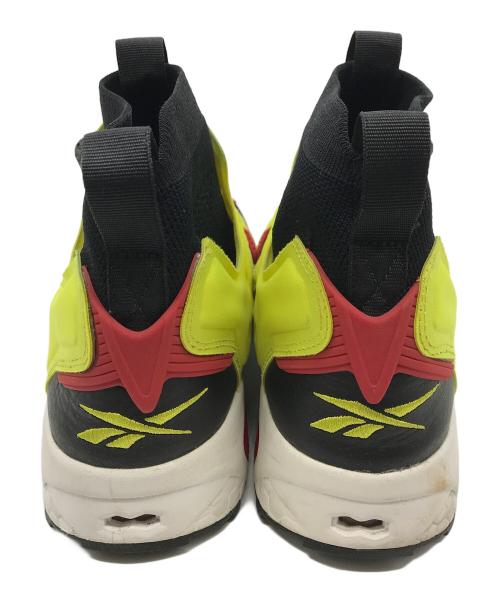 REEBOK（リーボック）REEBOK (リーボック) Instapump Fury OG Ultraknit Black Hyper Green イエロー×ブラック サイズ:SIZE US8 1/2(26.5cm)の古着・服飾アイテム