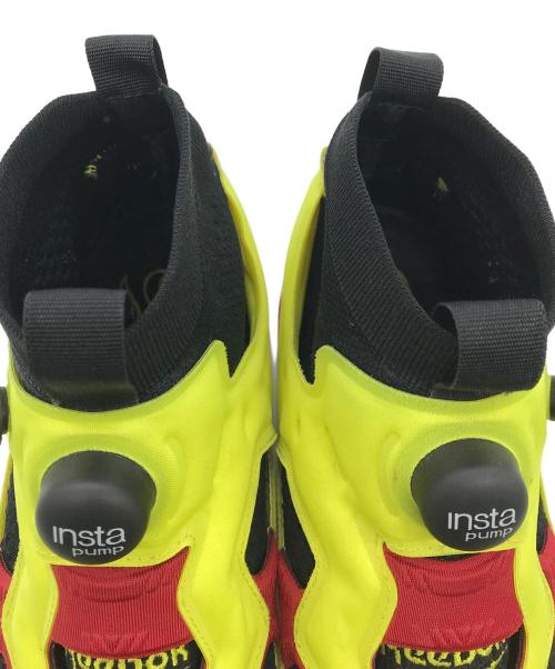 REEBOK（リーボック）REEBOK (リーボック) Instapump Fury OG Ultraknit Black Hyper Green イエロー×ブラック サイズ:SIZE US8 1/2(26.5cm)の古着・服飾アイテム