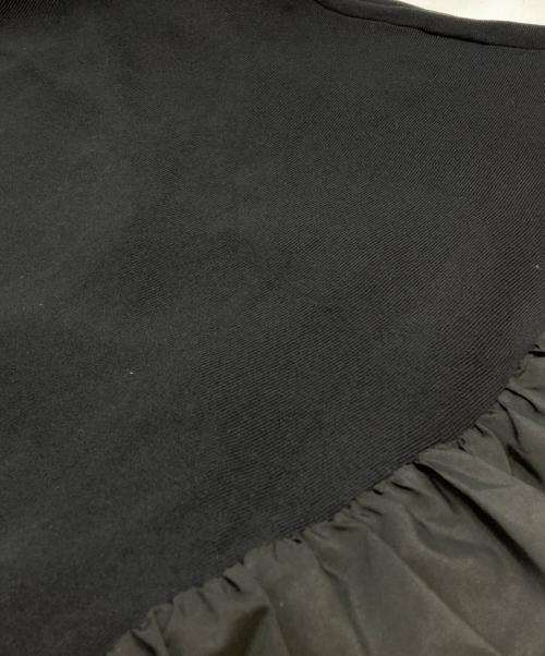 ANAYI（アナイ）ANAYI (アナイ) ニットタフタティアードワンピース/Knit and Taffeta Tiered Dress ブラック サイズ:36の古着・服飾アイテム