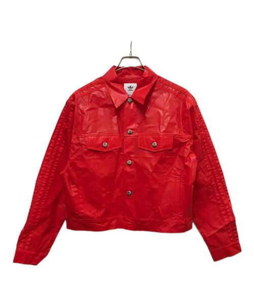 adidas（アディダス）adidas (アディダス) FIORUCCI (フィオルッチ) コラボラバージャケット レッド サイズ:Sの古着・服飾アイテム