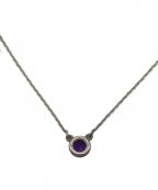 TIFFANY & Co.ティファニー アンド コー）の古着「バイ ザ ヤード ネックレス」｜シルバー×パープル