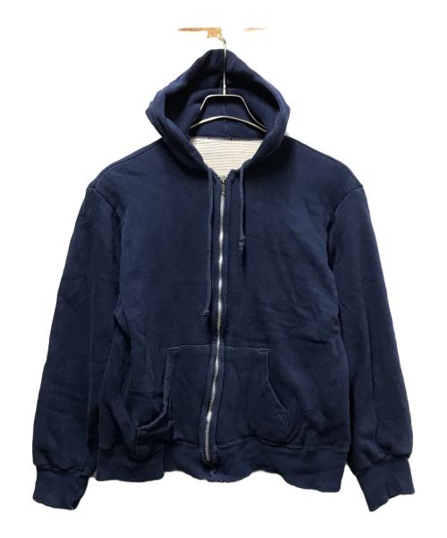 USED（ユーズド）USED (ユーズド) 裏地サーマルジップパーカー ネイビー サイズ:-の古着・服飾アイテム