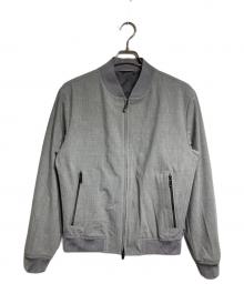BOSS（ボス）の古着「スリムフィット ブルゾン ウールブレンド / Slim fit wool blend blouson」｜グレー