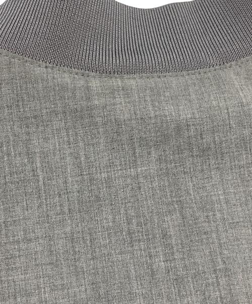 BOSS（ボス）BOSS (ボス) スリムフィット ブルゾン ウールブレンド / Slim fit wool blend blouson グレー サイズ:44の古着・服飾アイテム