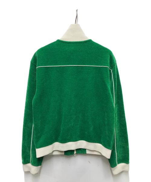 SATUR（セター）SATUR (セター) ハゼンベルベットショートトラックジャケット グリーン サイズ:-の古着・服飾アイテム