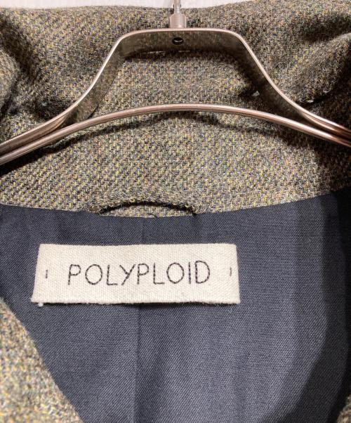 POLYPLOID（ポリプロイド）POLYPLOID (ポリプロイド) LONG COAT B / ロングコート B グリーン サイズ:2の古着・服飾アイテム